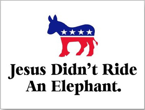 Why Christians refrain from being Democrats