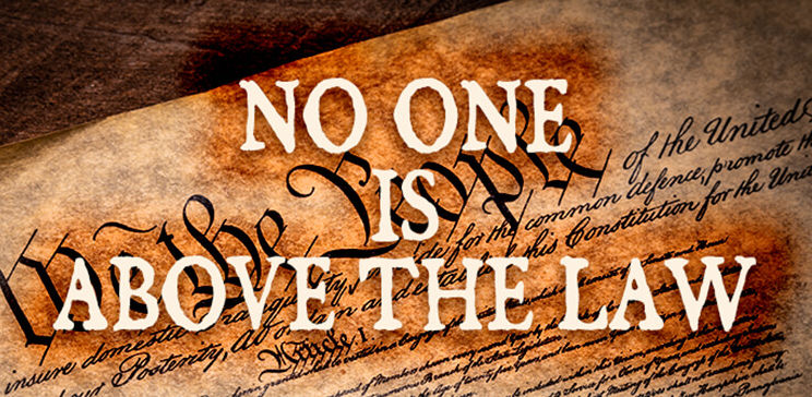 Are we a country of Laws? Is an examination of the question of we are a country of laws, and nobody is above the law, and what is really happening in our country.