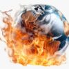 Is Global Warming in the Bible? Outlines what the Bible says in Revelation 15:8 about "power was given unto him to scorch men with fire" relating to today.